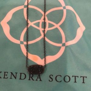 Kendra Scott Elise Black Necklace